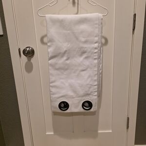 RH Brushed Cotton Twill Drapery Panel Grommets 50x96